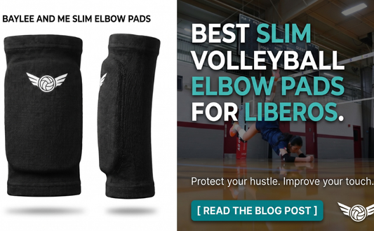 Best Slim Low Profile Volleyball Elbow Pads for DS and Liberos