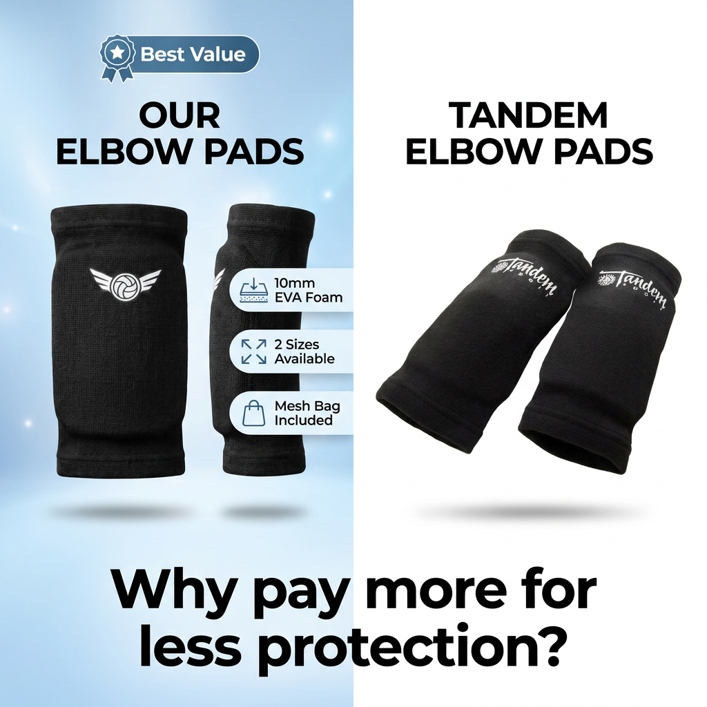 Tandem Elbow Pads vs Our Elbow Pads: Better Protection for Half the Price