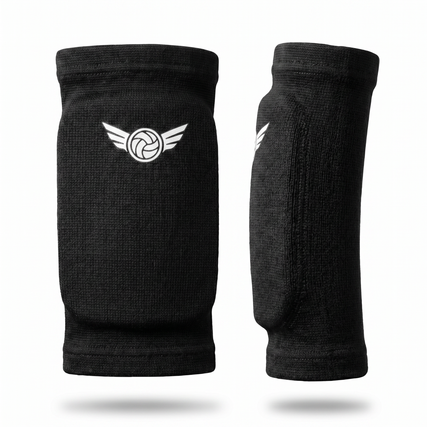 Volleyball elbow pads for teen girls - B&M black low-profile pair